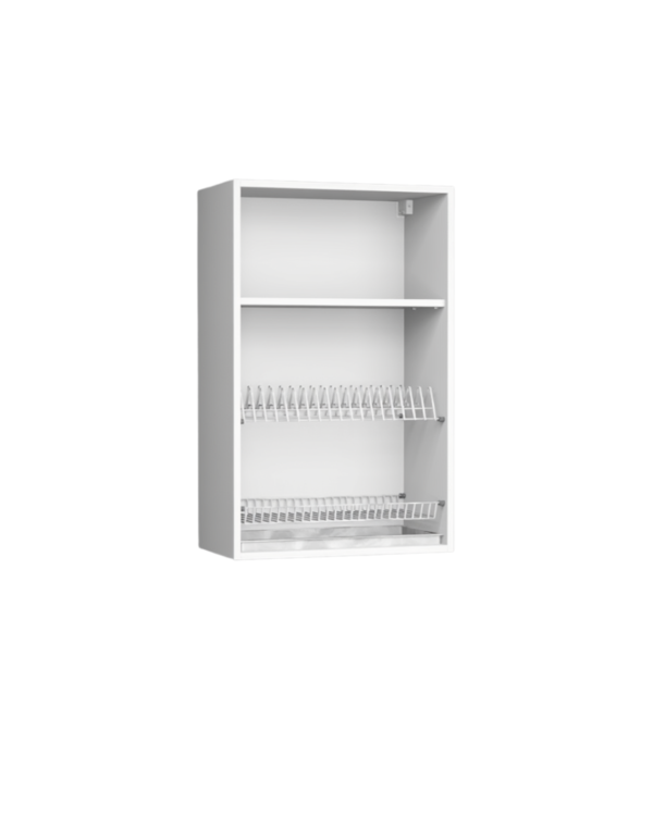 Korpus meblowy kuchenny górny, Szafka wisząca z ociekarką 950mm – Biały klasyczny