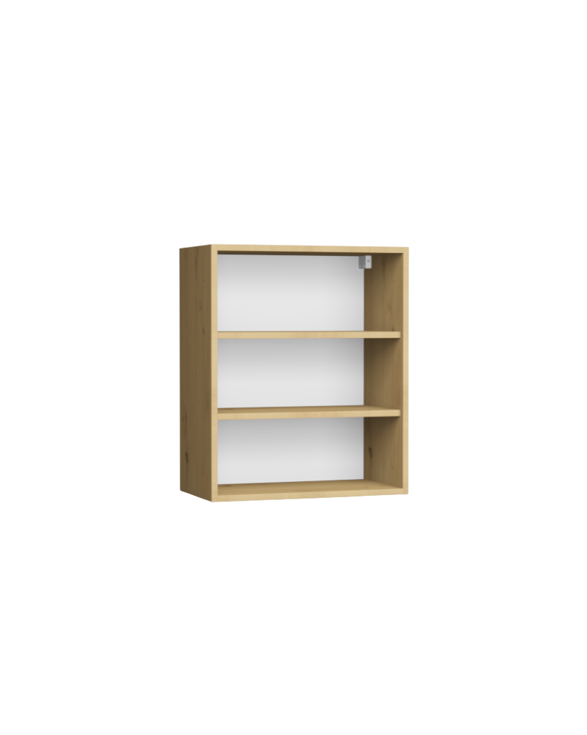 Korpus meblowy kuchenny górny, Szafka wisząca z półkami 720mm – Dąb Artisan