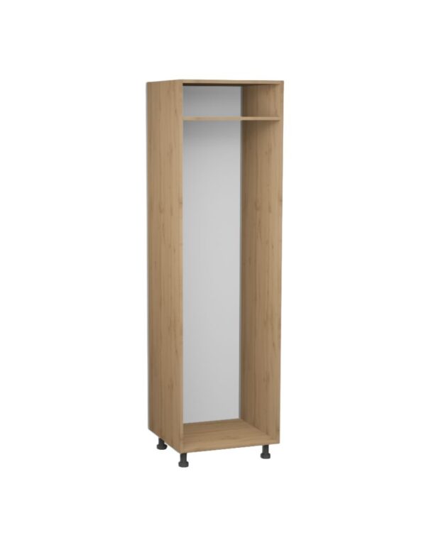 Korpus meblowy kuchenny, Szafka kuchenne wysoka pod lodówkę 178cm - Dąb Wotan