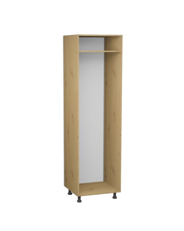 Korpus meblowy kuchenny, Szafka kuchenne wysoka pod lodówkę 178cm - Dąb Artisan