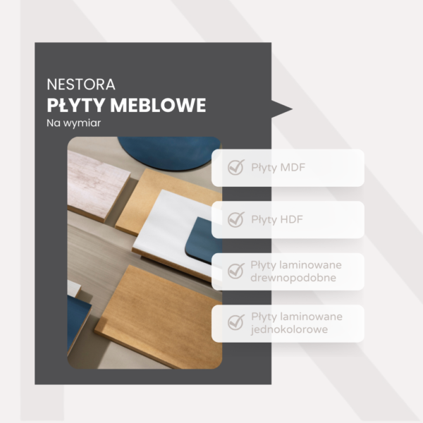 Płyty meblowe na wymiar