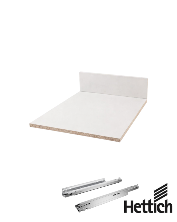 Zestaw płyt do szuflad HETTICH do szafki o szerokości 50 cm H-101 mm