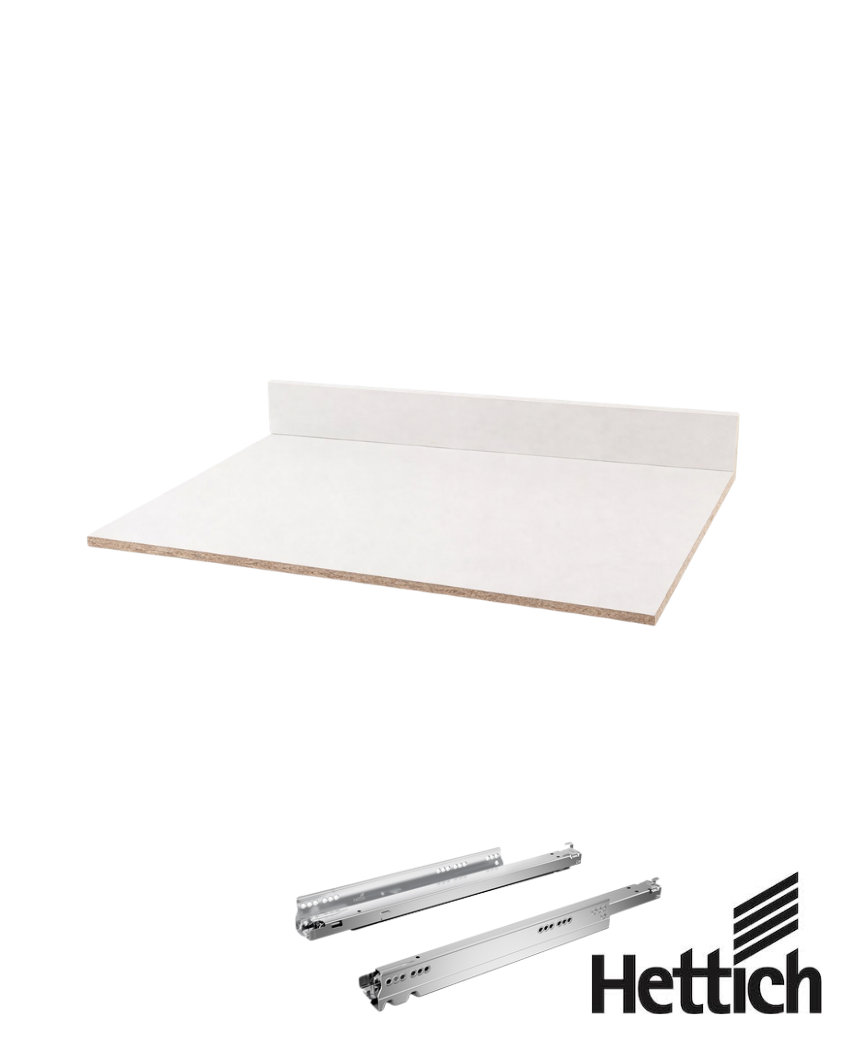 Zestaw płyt do szuflad HETTICH do szafki o szerokości 80 cm H-101 mm