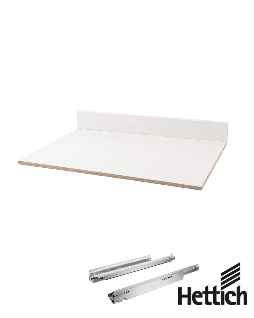 Zestaw płyt do szuflad HETTICH do szafki o szerokości 90 cm H-101 mm
